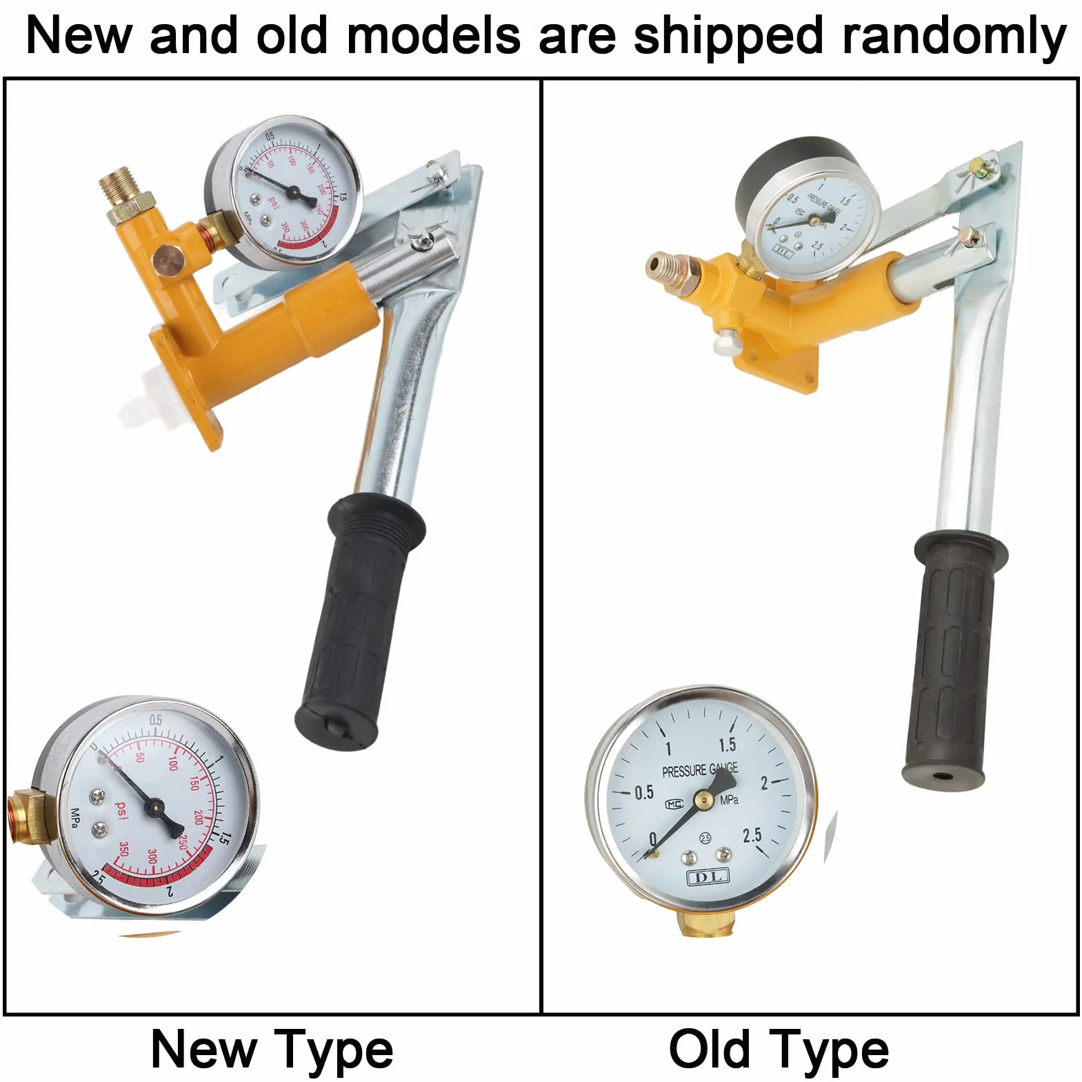 Ręczna Pompa Hydrauliczna 2.5 MPa Tester Ciśnienia Wody 25 kg