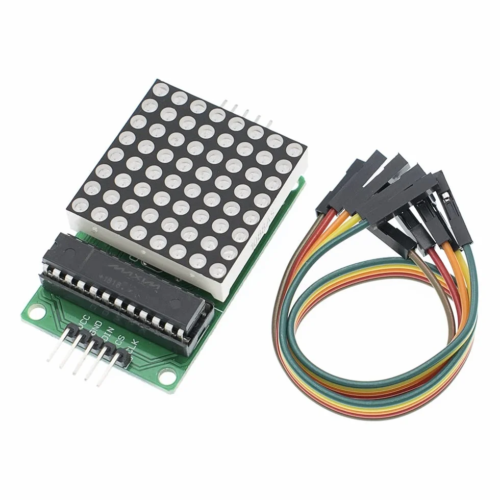 DollaTek DOT Matrix 7219 modu? MCU zestaw do sterowania wy?wietlaczem LED do Arduino DIY