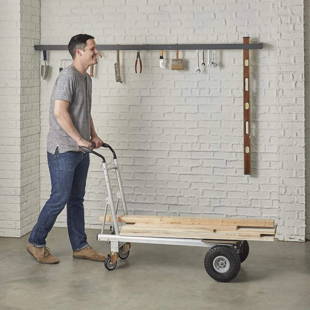 Cosco Aluminiowy wózek transportowy 3 w 1 z płaskimi kołami 450 kg