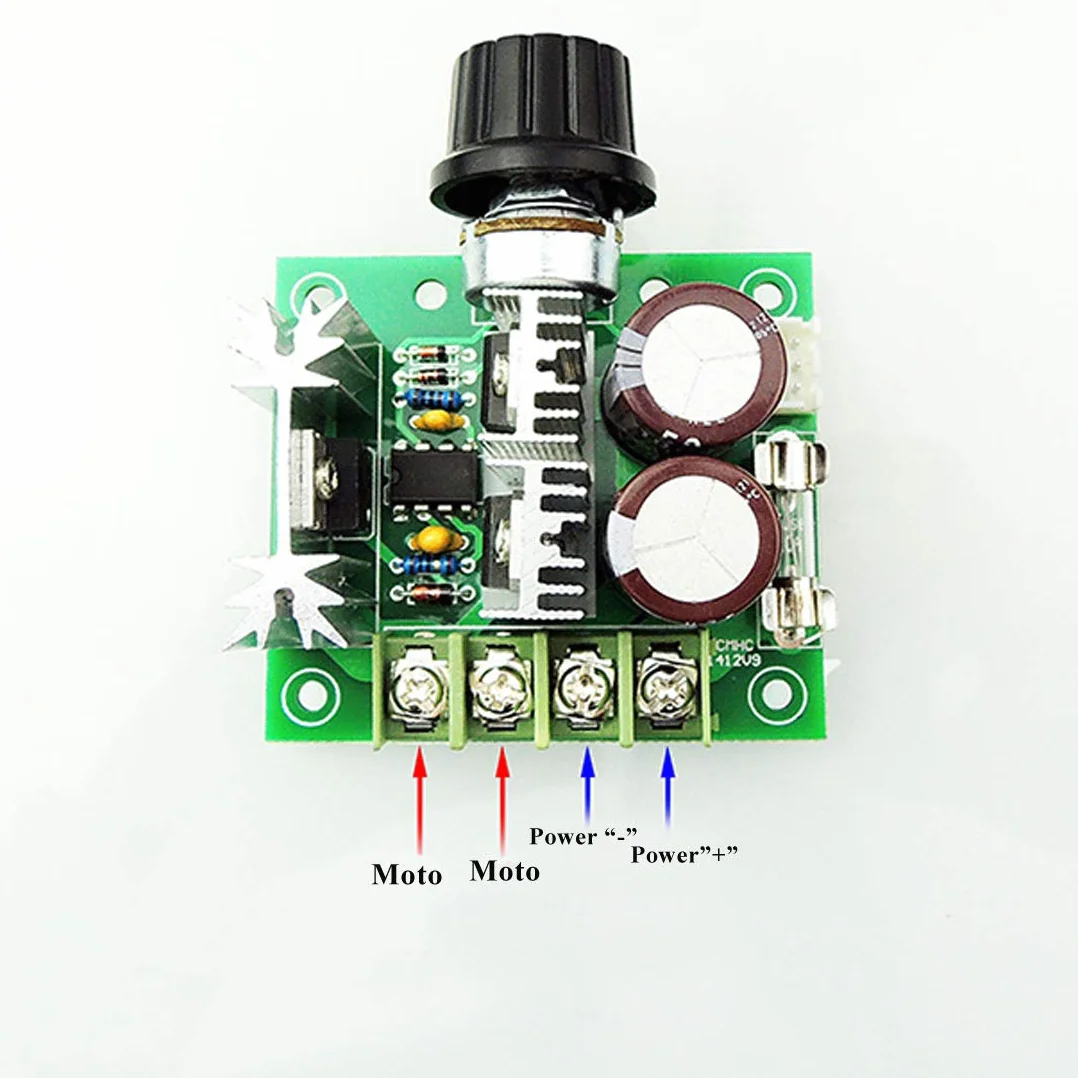 Hailege 2 szt. 12V~40V 10A PWM DC Motor Control Switch Controller Napięcie Regulator Ściemniacz dla Arduino