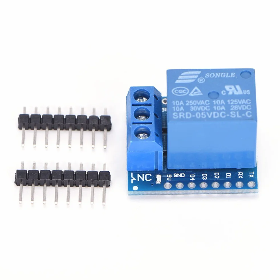 3 szt. 5 V D1 mini przekaźnik tarcza 5 V D1 mini moduł przekaźnikowy do WeMos D1