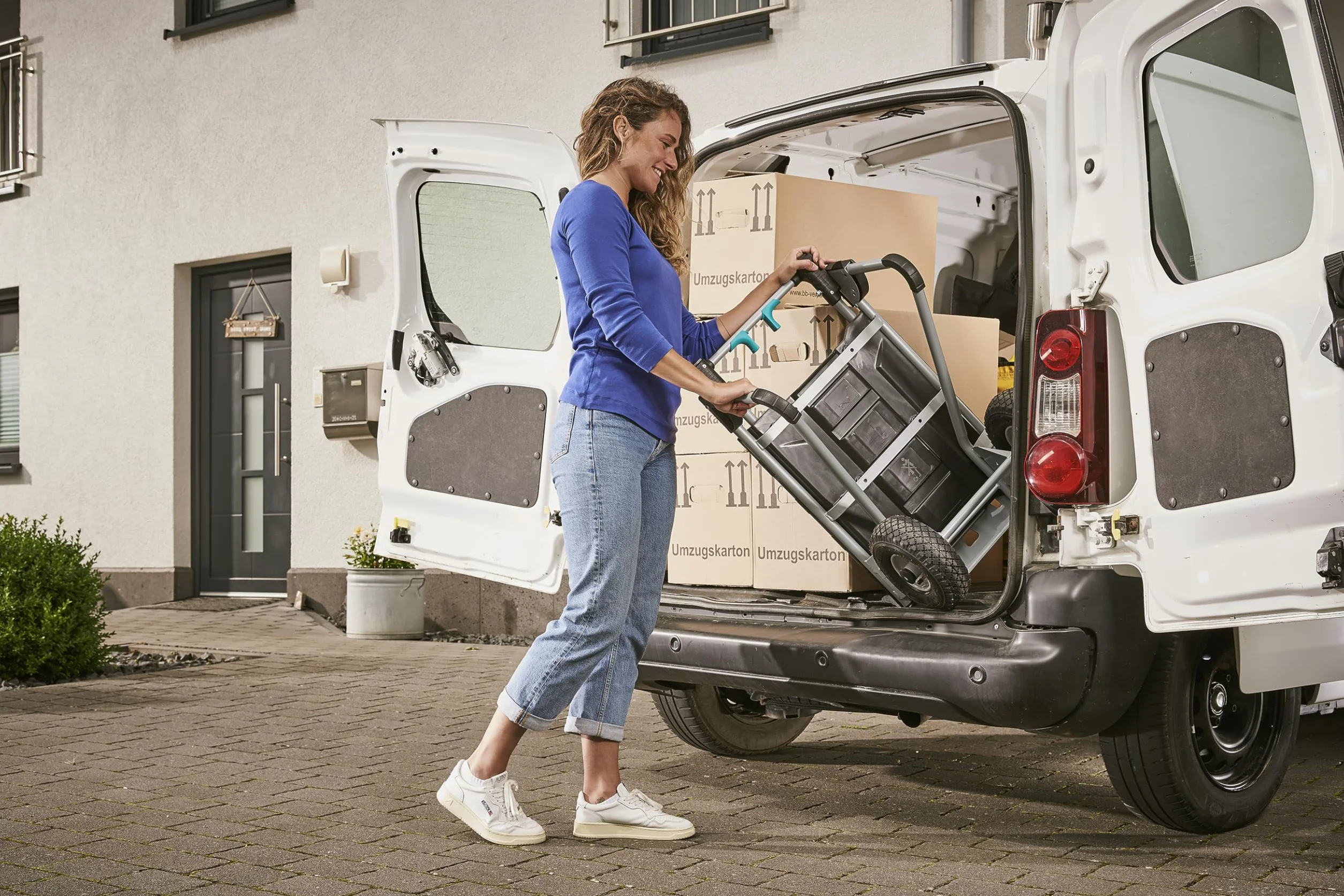 Wolfcraft System transportowy TS 2500 2 w 1 wózek transportowy i przesuwny składany kompaktowy