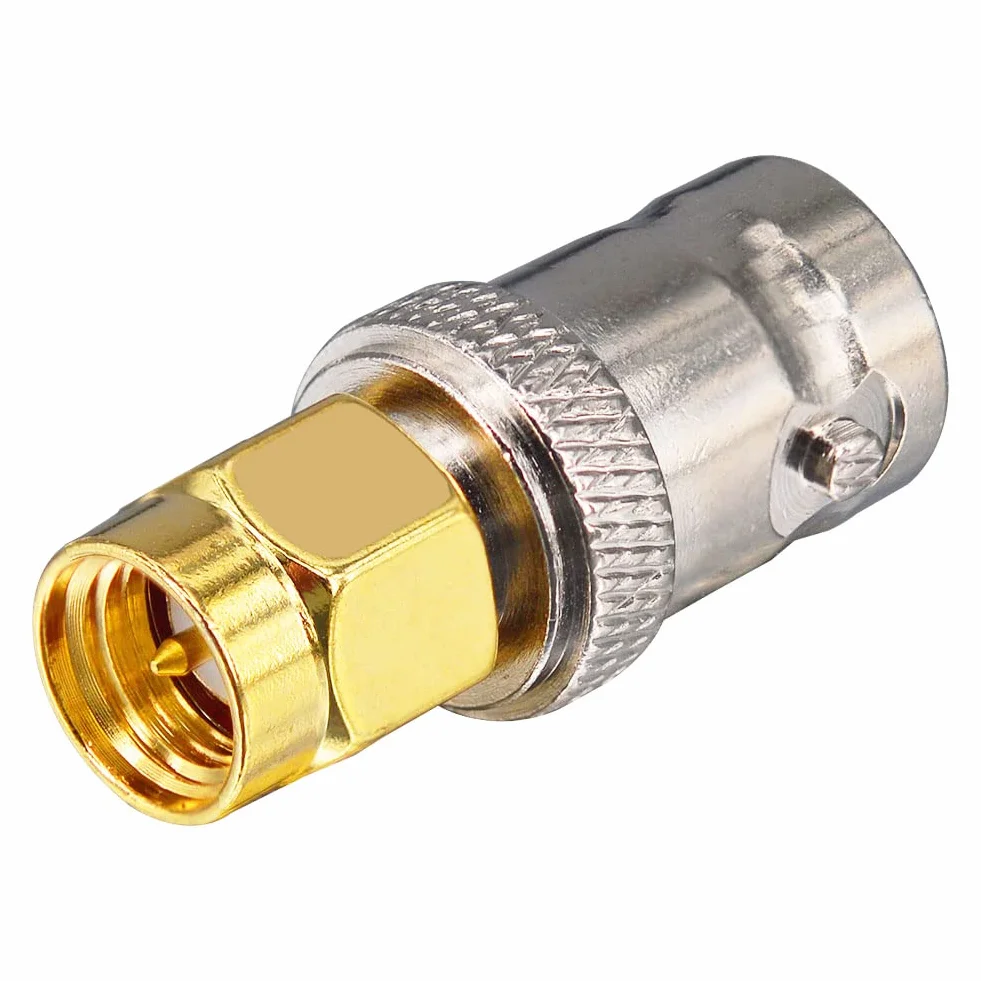 Adapter BNC SMA wtyczka koncentryczna do gniazda BNC, koncentryczny do anten RF LAN bezprzewodowy WiFi radio amator SDR 2