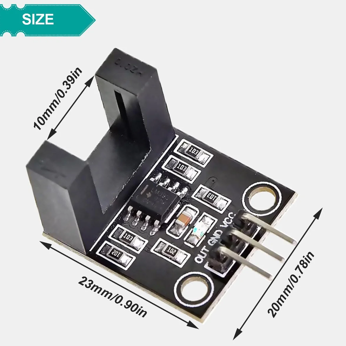 LM393 Fotoelektryczny czujnik H2010, 5 szt., moduł czujnika prędkości silnika