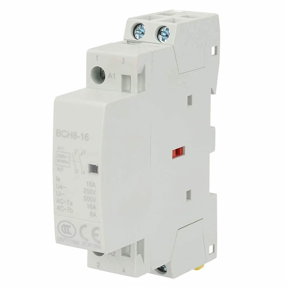 Stycznik AC 16A 2NO 220V/230V 50/60Hz na szynę Din