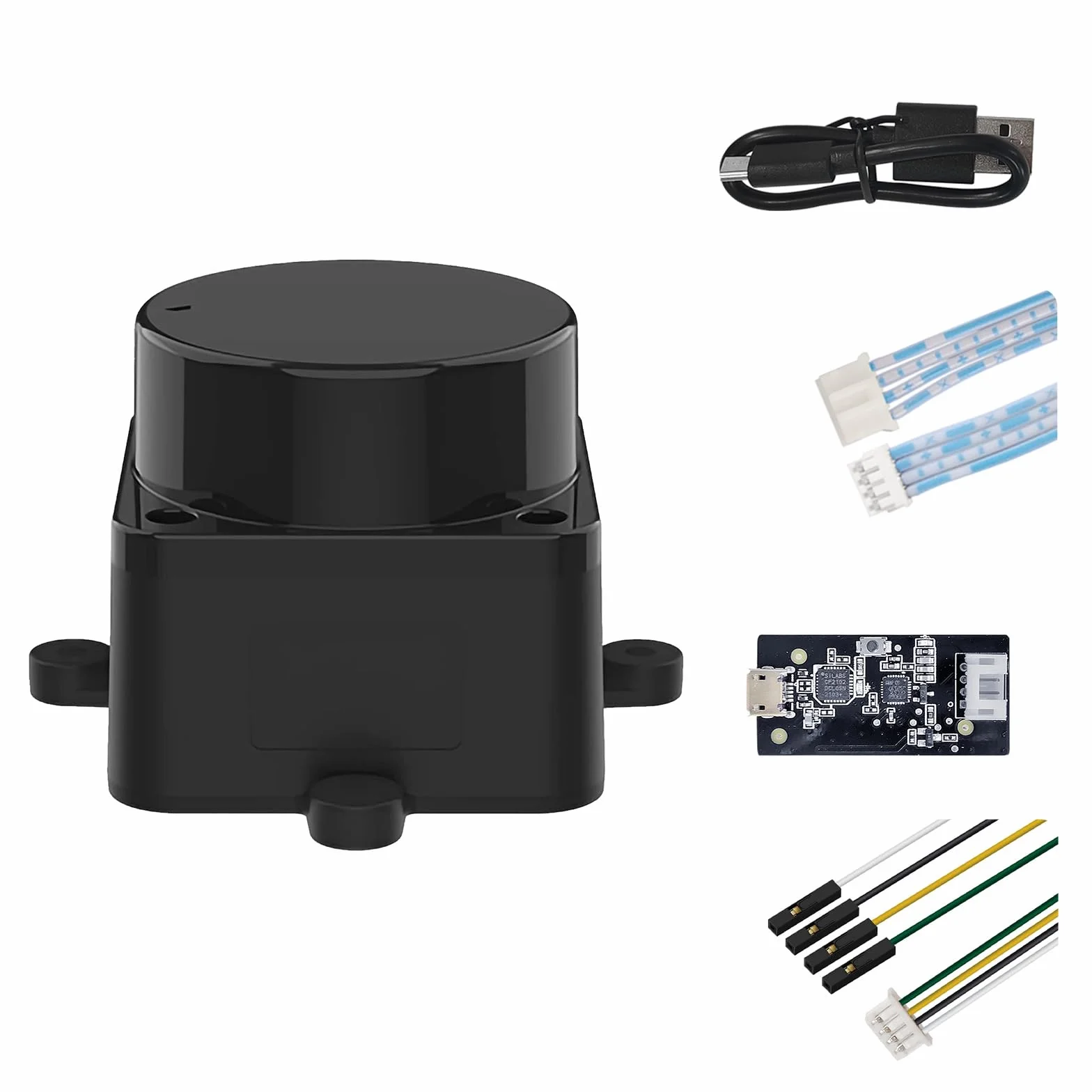 WayPonDEV FHL-LD19 Zestaw czujnika odległości Lidar 2D 360° 10Hz 12m