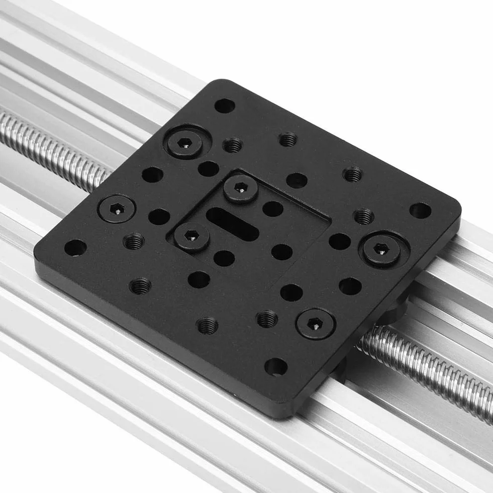 Liniowy stół przesuwny 250-500 mm Ślimakowy napęd do grawerek 3D