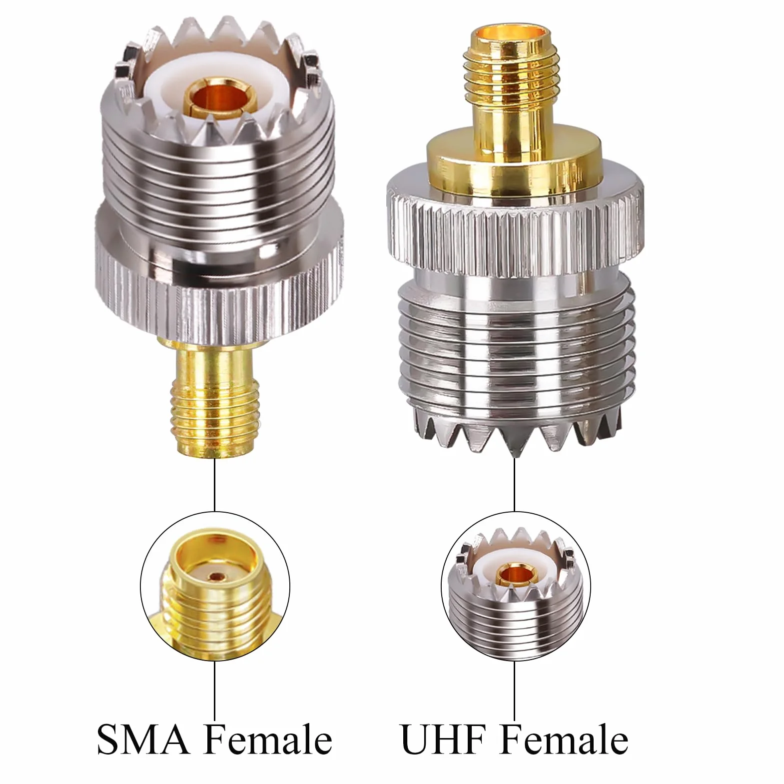 UHF PL-259 żeńska do SO239 żeńska Adapter CB radiowa 2szt