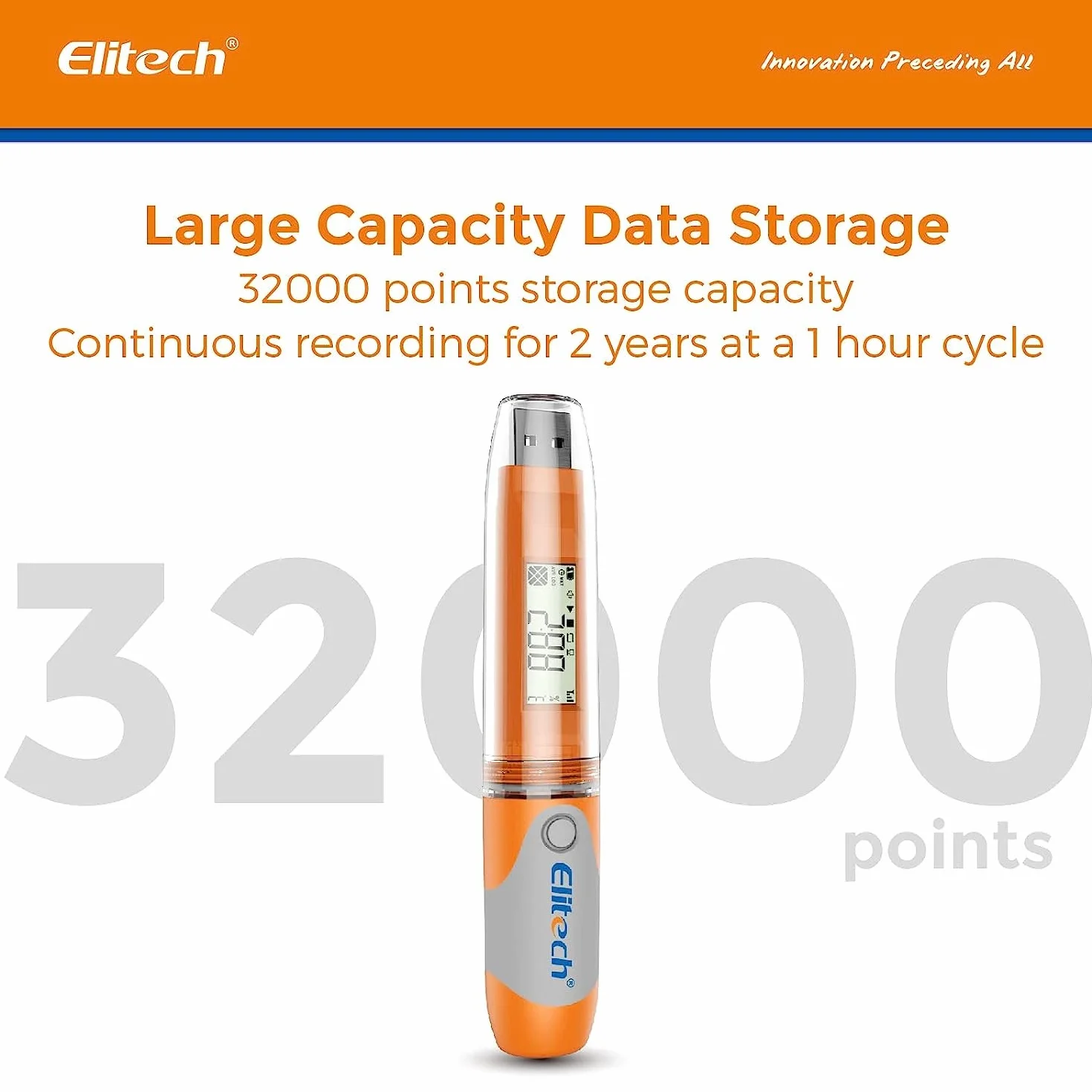 Elitech RC-51H rejestrator danych temperatury i wilgotności powietrza USB PDF