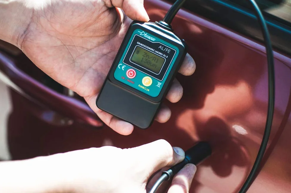 Miernik grubości lakieru GL-3sUV Tester UV Sonda na przewodzie Stal aluminium