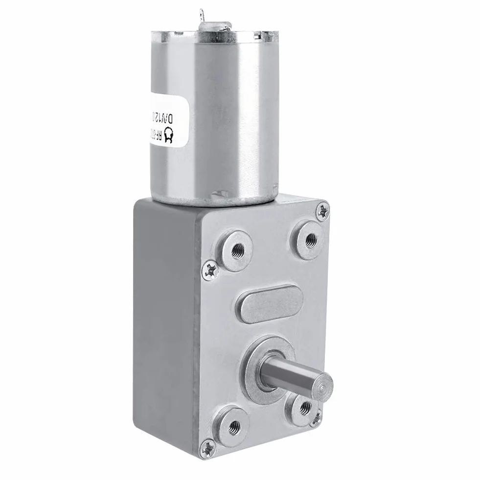 Silnik elektryczny DC 12 V Odwracalny redukcja prędkości 6 RPM metal