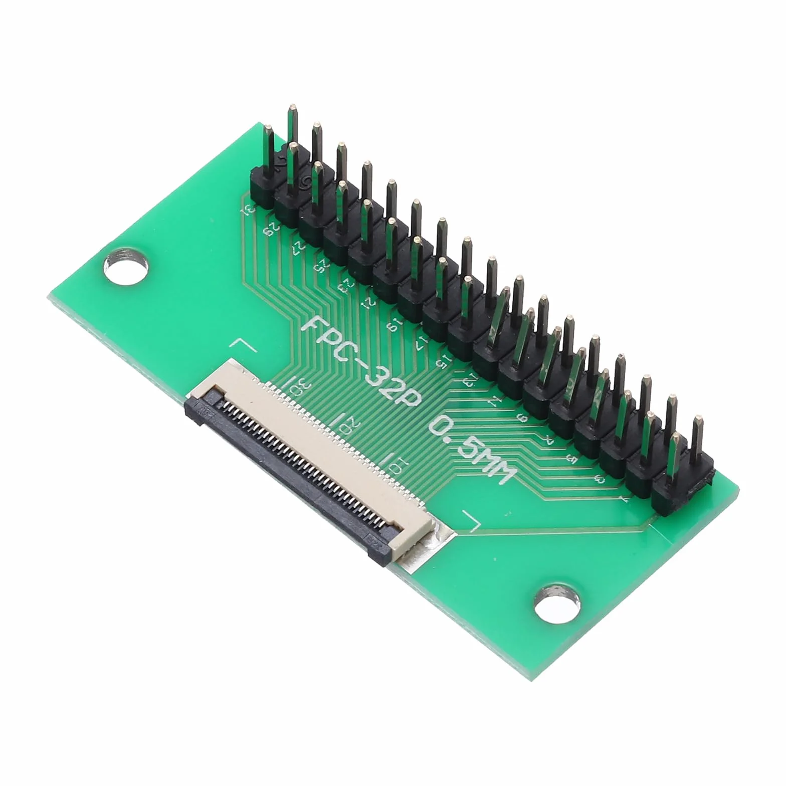 QUARKZMAN FFC FPC 32-pinowe złącze karty 0,5 mm gniazdo 2,54 mm podwójny plik męski pin pasek nagłówka adaptera, karta konwertera PCB do telewizorów Lcd/aparatów cyfrowych/komputerów
