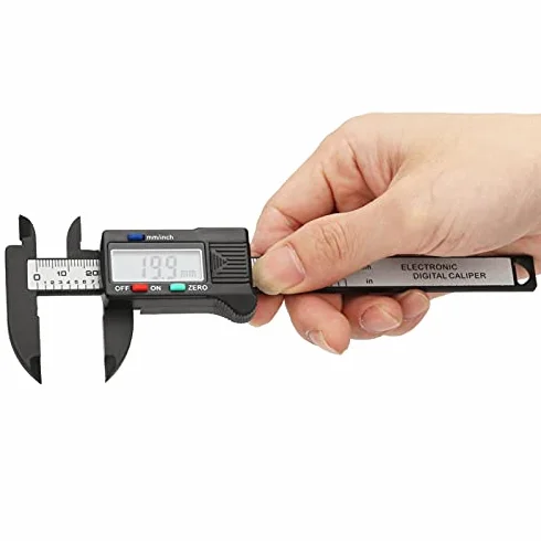 Suwmiarka cyfrowa 0-100 mm z tworzywa sztucznego LCD automatyczne wyłączanie