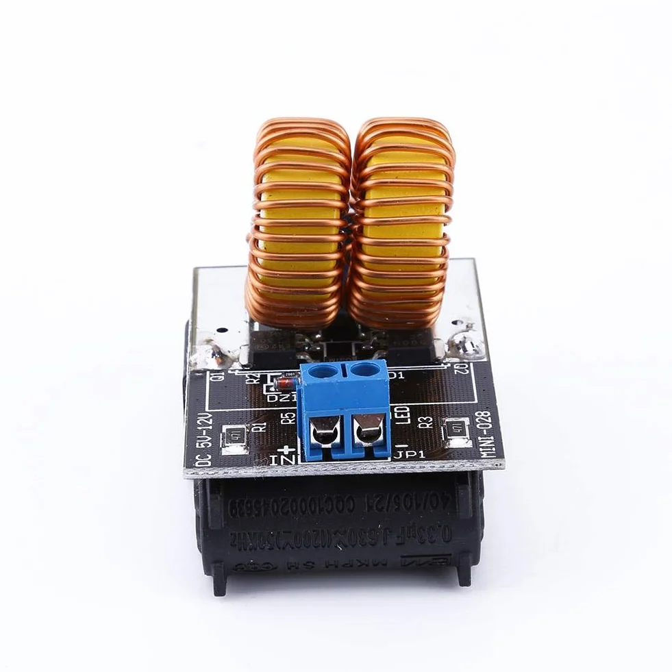 Cewka ZVS, 5 V-12 V ZVS indukcyjny moduł zasilania grzewczego Jacobs przewód z cewką, mała cewka ZVS, moduł grzewczy ZVS z cewką grzewczą
