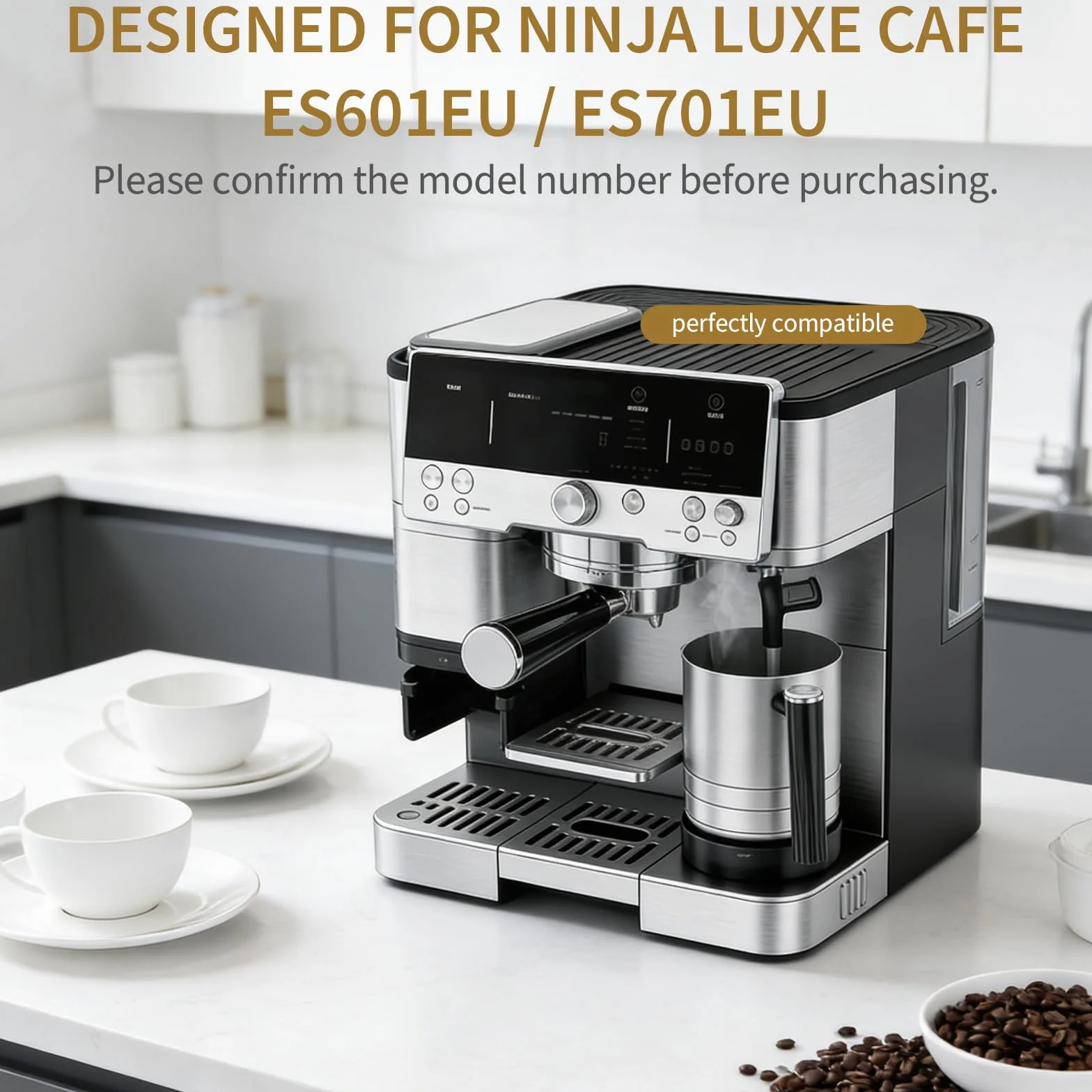 Mata silikonowa do Ninja Luxe Café ES601EU/SE701EU – antypoślizgowa, wodoszczelna, odporna na wysokie temperatury