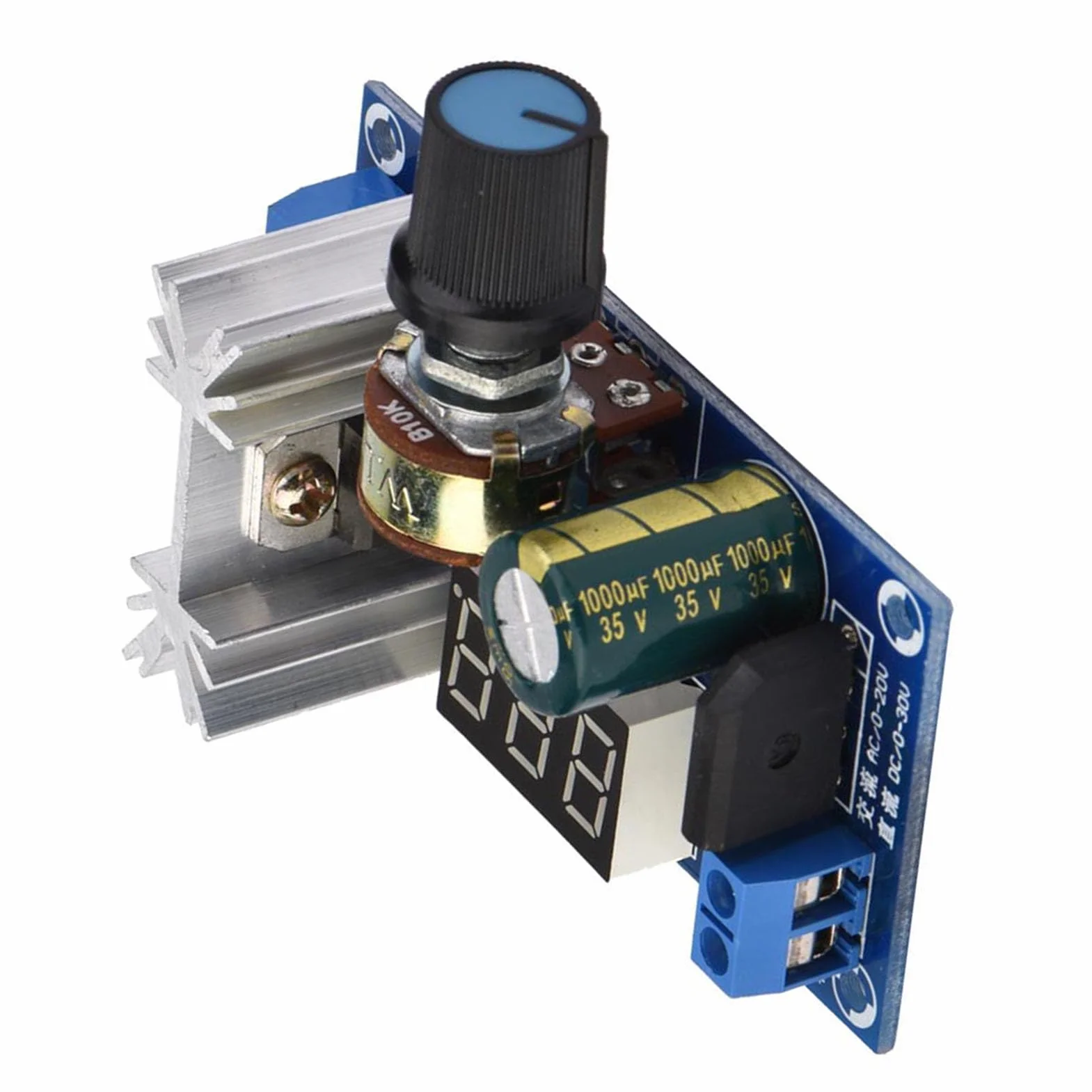 Fabater LM317 Regulator Regulowany Zasilacz dla Hobbystów Elektronicznych