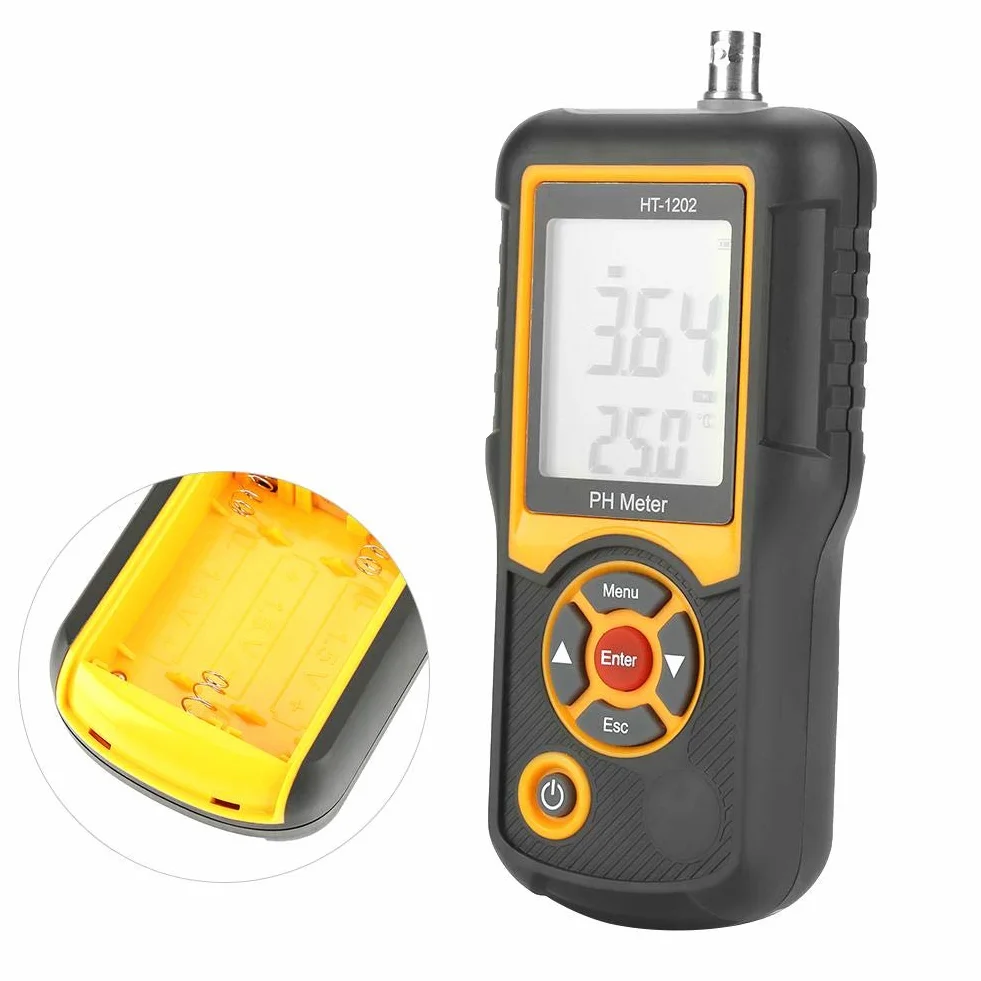 Cyfrowy tester wody HT-1202 pH mV miernik temperatury 0~14PH