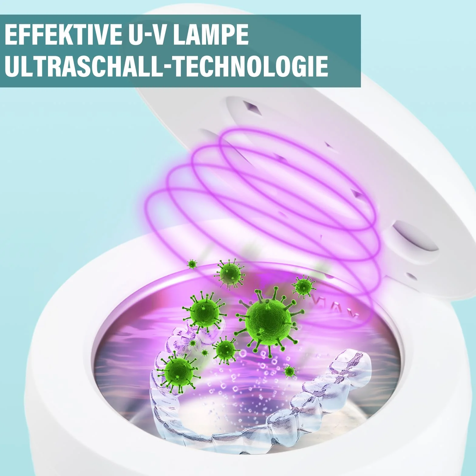 Urządzenie do czyszczenia ultradźwiękowego 45kHz Ultradźwiękowy czyszczący z UV 25W Ultrasonic Retainer Cleaner Dental Pod Ultradźdźwiękowe wanne Ultradźwiękowe urządzenie czyszczące do czyszczenia
