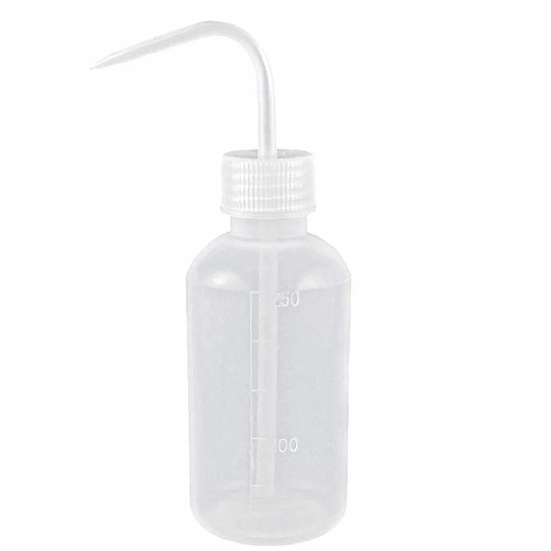 1 szt. 250 ml plastikowy dozownik do wyciskania laboratorium bezpieczna butelka do mycia czysta tatuaż butelka do czyszczenia kuchnia pojemnik na przyprawy