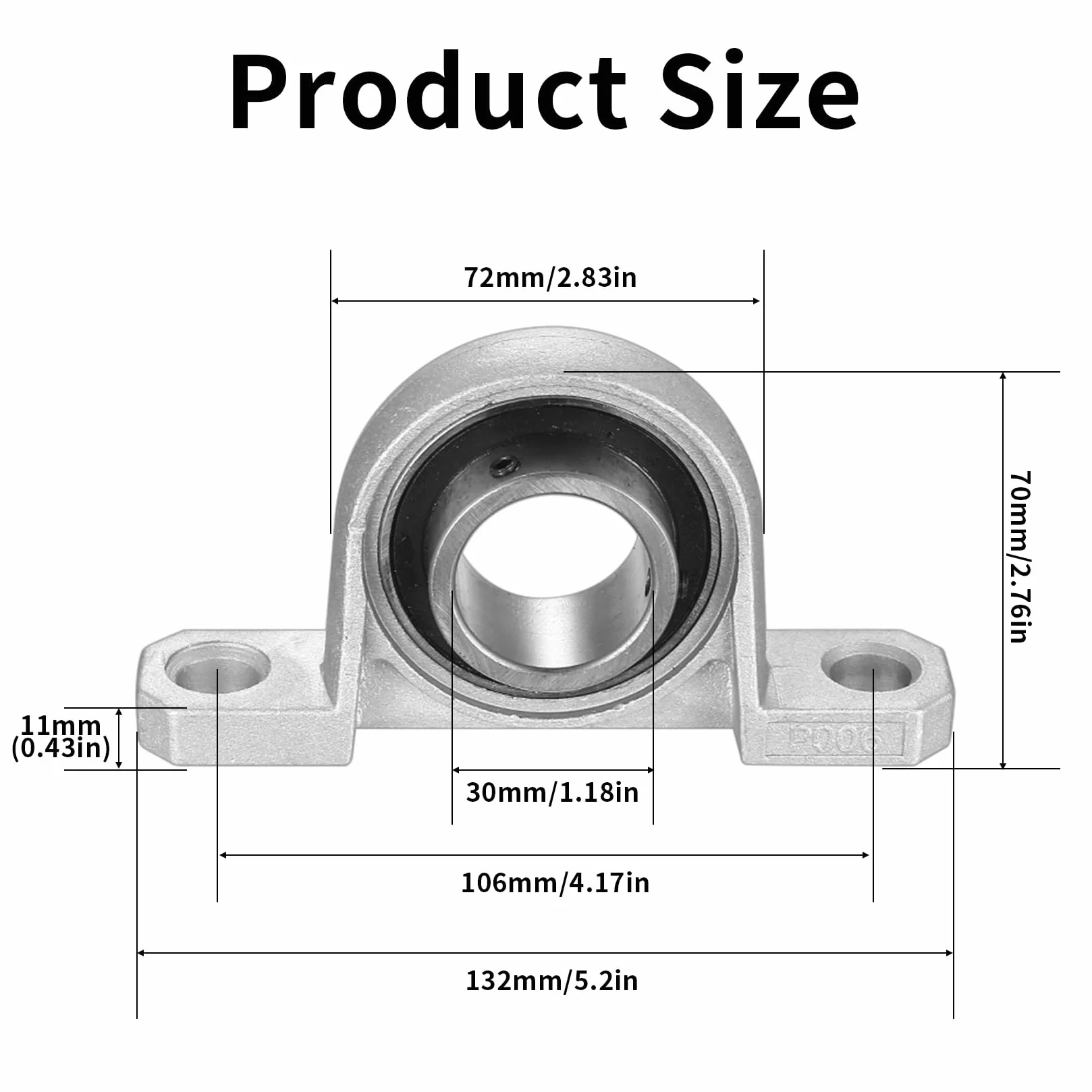 Łożysko 30 mm, stop cynku, do drukarek 3D, maszyn (KP006)