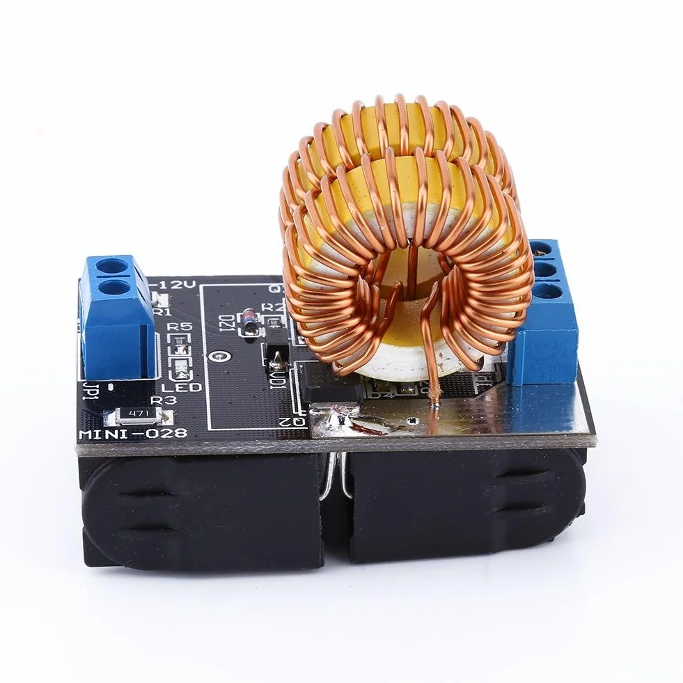 Cewka ZVS, 5 V-12 V ZVS indukcyjny moduł zasilania grzewczego Jacobs przewód z cewką, mała cewka ZVS, moduł grzewczy ZVS z cewką grzewczą