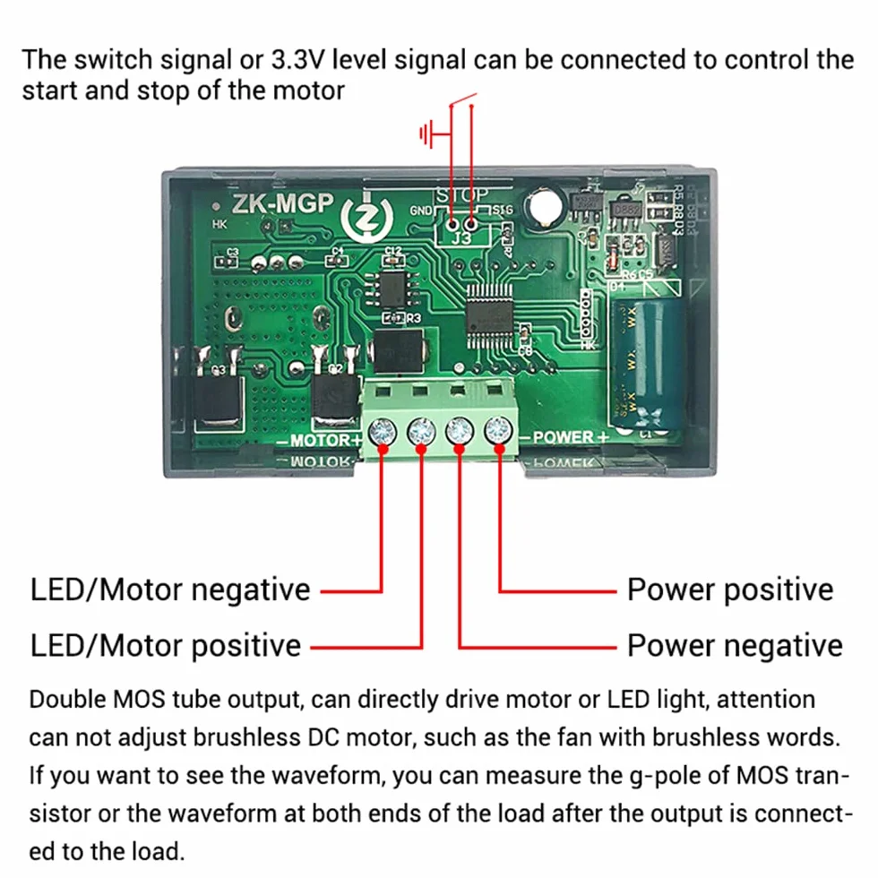 PWM DC regulator prędkości silnika 5 V, 9 V, 12 V, 18 V, 24 V, 30 V, 12 A, 360 W, regulowany regulator prędkości, gubernator silnika MGP