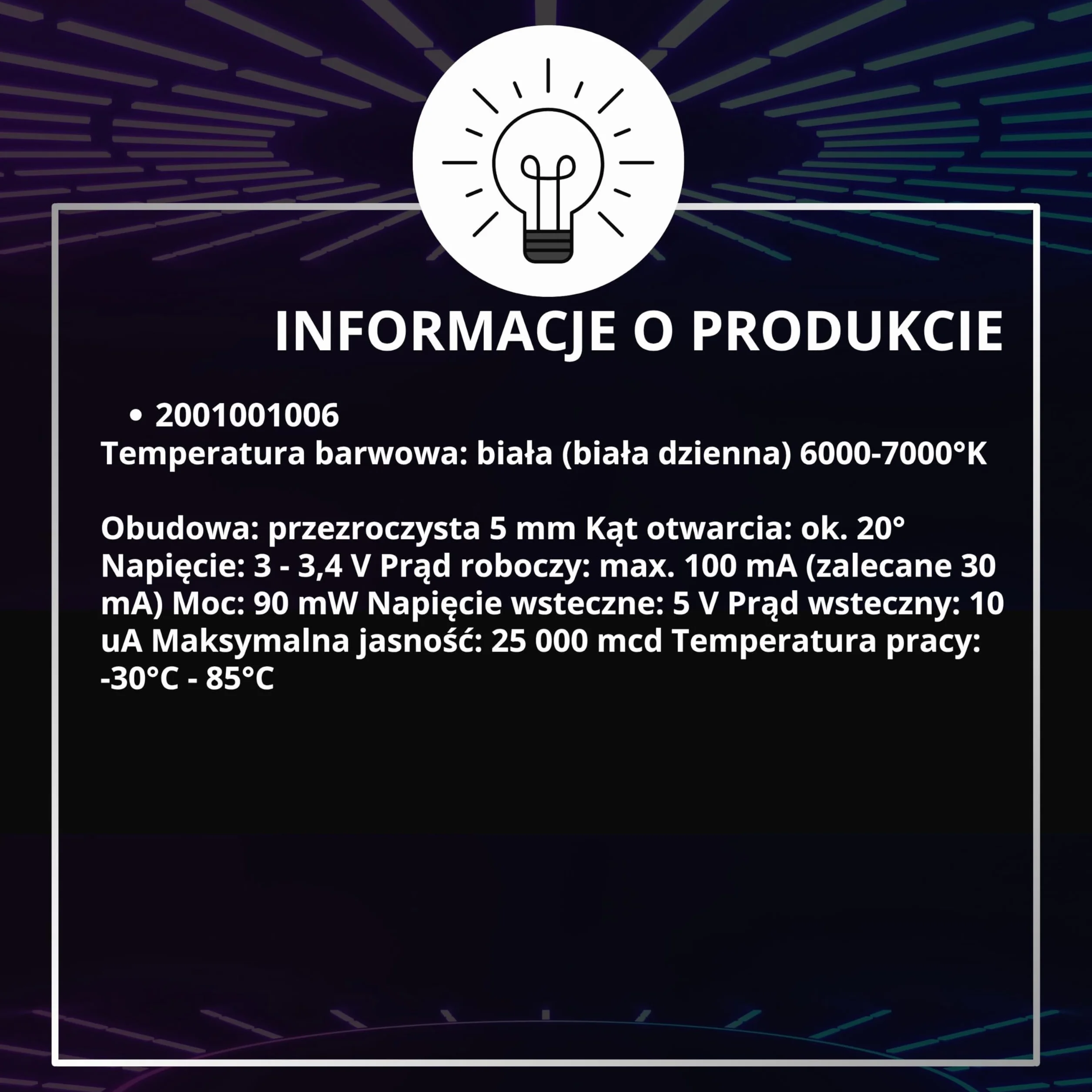 LED 5mm kolor biały 25000 mcd 25 sztuk dioda elektroluminescencyjna extra jasna 3V biała dioda 2 pin LEDs
