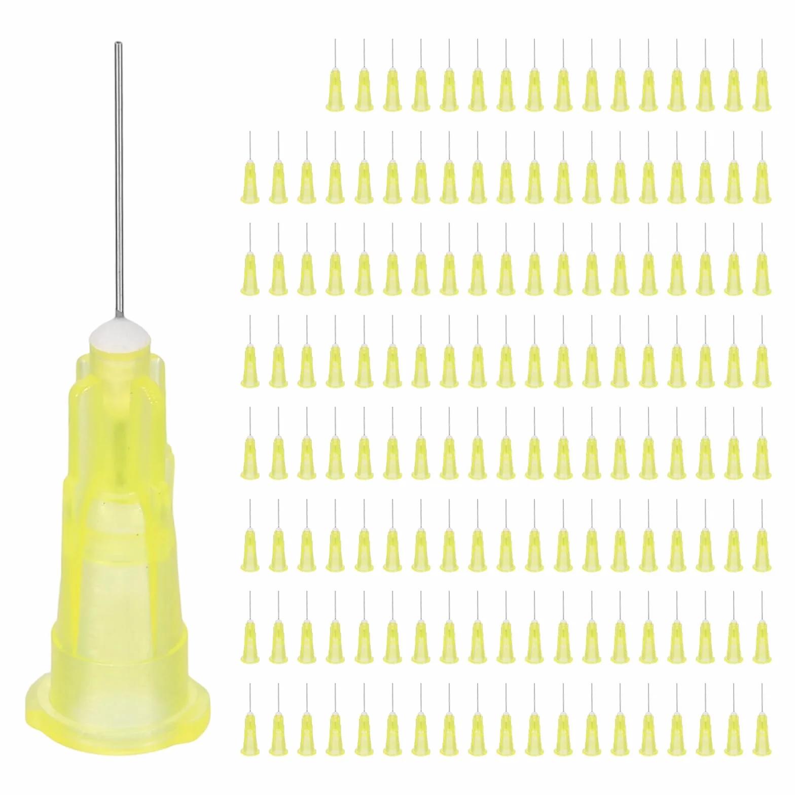 QUARKZMAN Igły dozujące z okrągłym noskiem, 150 szt. 0,5 cala 30 g igły ze stali nierdzewnej do dozowania kleju, dozownik płynu do aplikatora oleju.