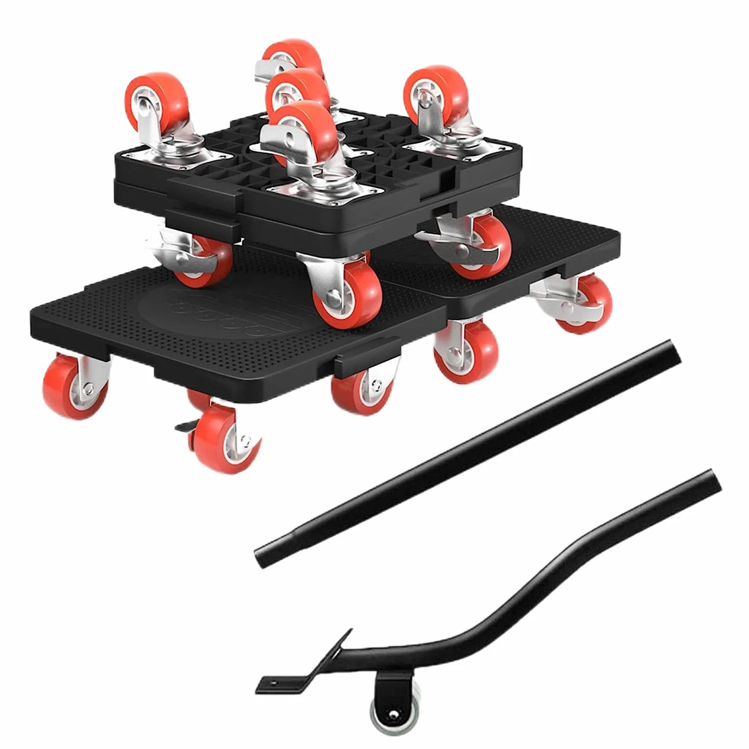 Heavy Furniture Lifter Mover Dolly zestaw wózków z 5 kółkami, obrót o 360°, z wysuwanym łomem, nośność 400 kg, zestaw narzędzi do przenoszenia ciężkich przedmiotów