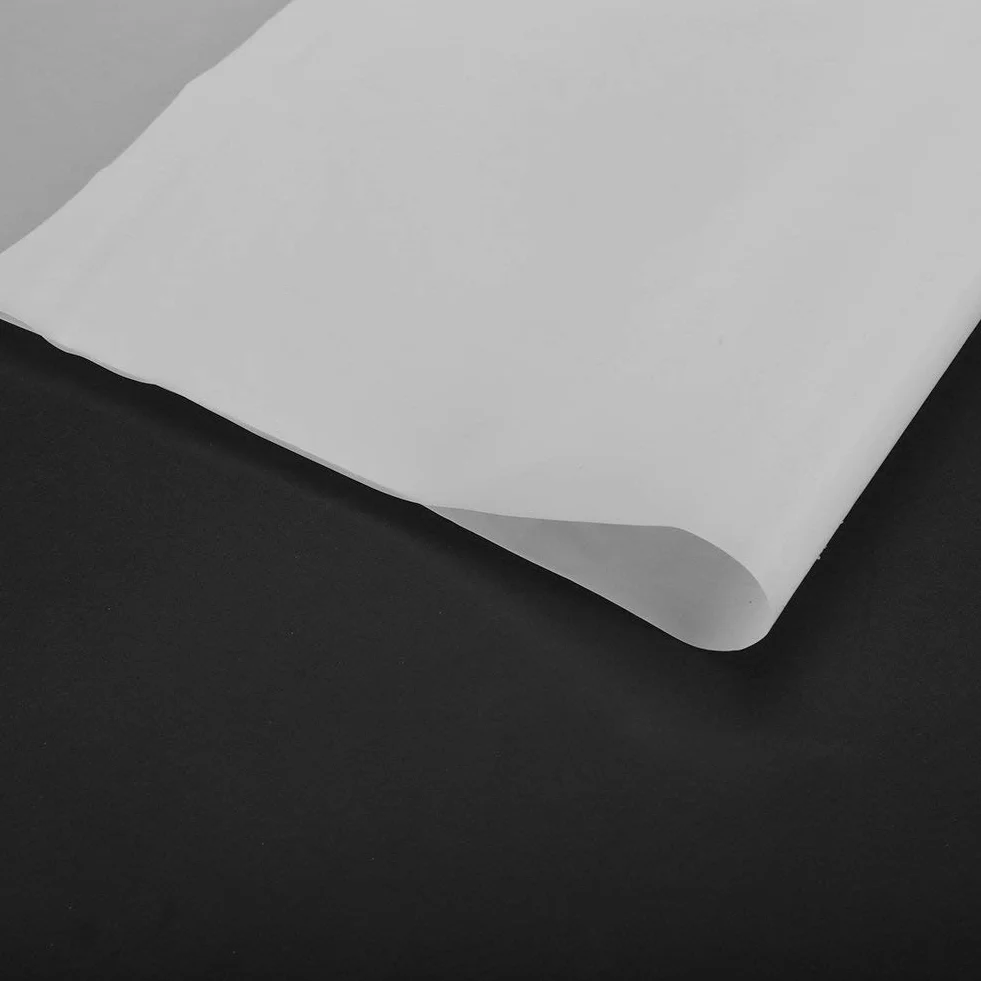 Walfront 1000 mm × 300 mm × 0,1 mm folia teflonowa PTFE rolka do transferu prasowania na gorąco (biała)