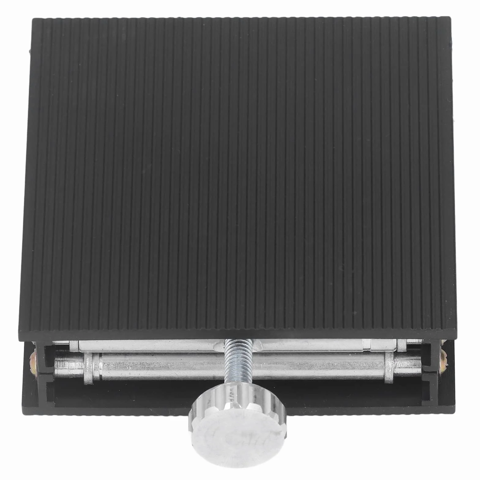 Regulowany Stojak Podnoszący Laboratoryjny 90x90mm Stop Aluminium Platforma z Regulacją Wysokości 26-90mm Czarny Nośność 30kg