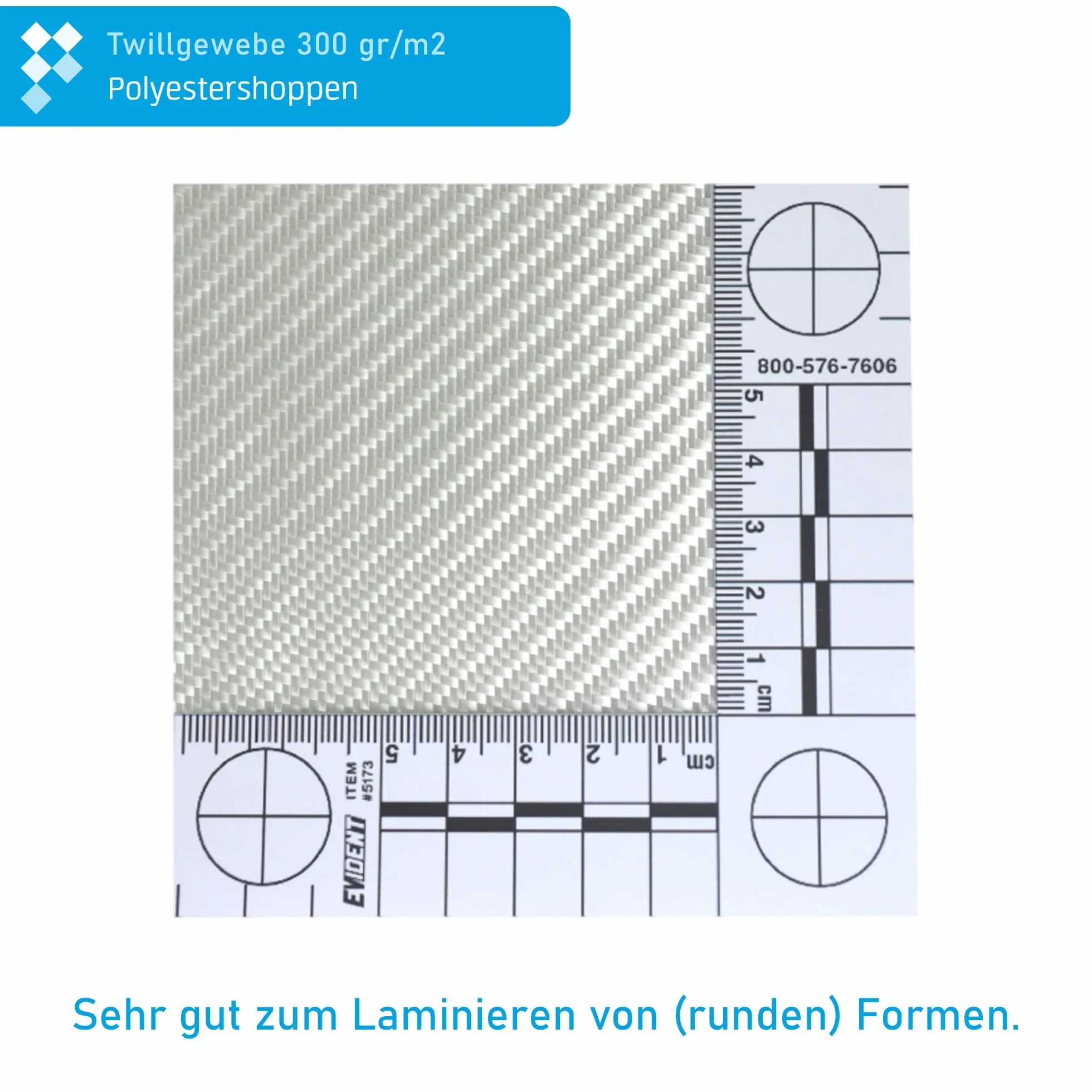 Twill tkanina szklana 300 gr/m2 składana 1 m2