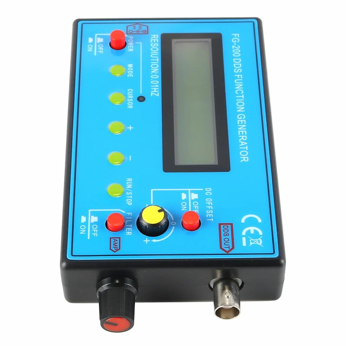 Generator sygnału funkcji DDS FG 200 0,01Hz-500KHz Moduł źródła sygnału