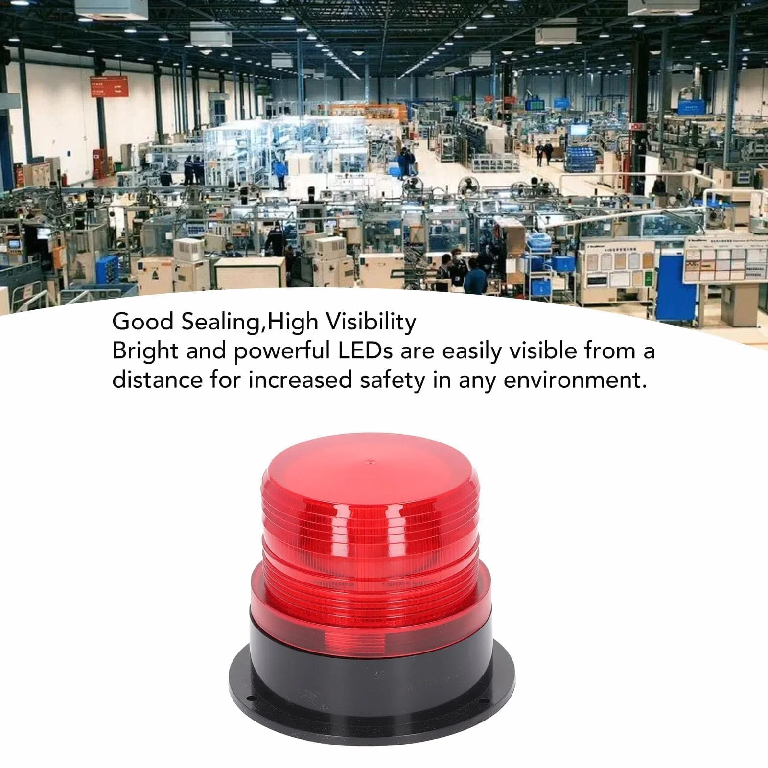Lampy ostrzegawcze LED okrągłe migające 12A 60V 3W