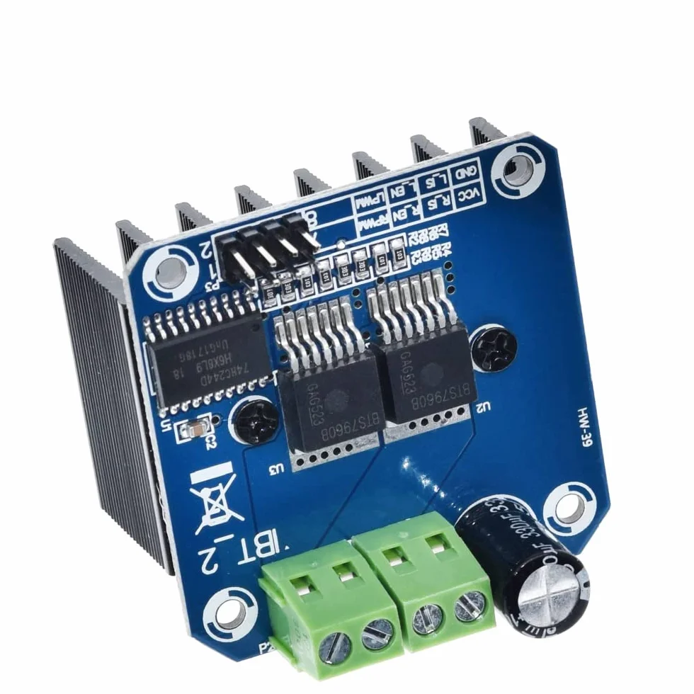DollaTek BTS7960 moduł sterownika silnika dużej mocy 5,5 V do 27 V 43 A