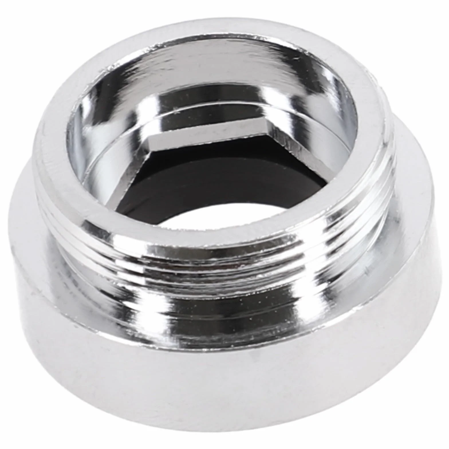 Odporne na zarysowania złącze napowietrzacza, mosiężny kran, adapter oszczędzający wodę do kranu kuchennego (gwint wewnętrzny 24 mm-22 mm)