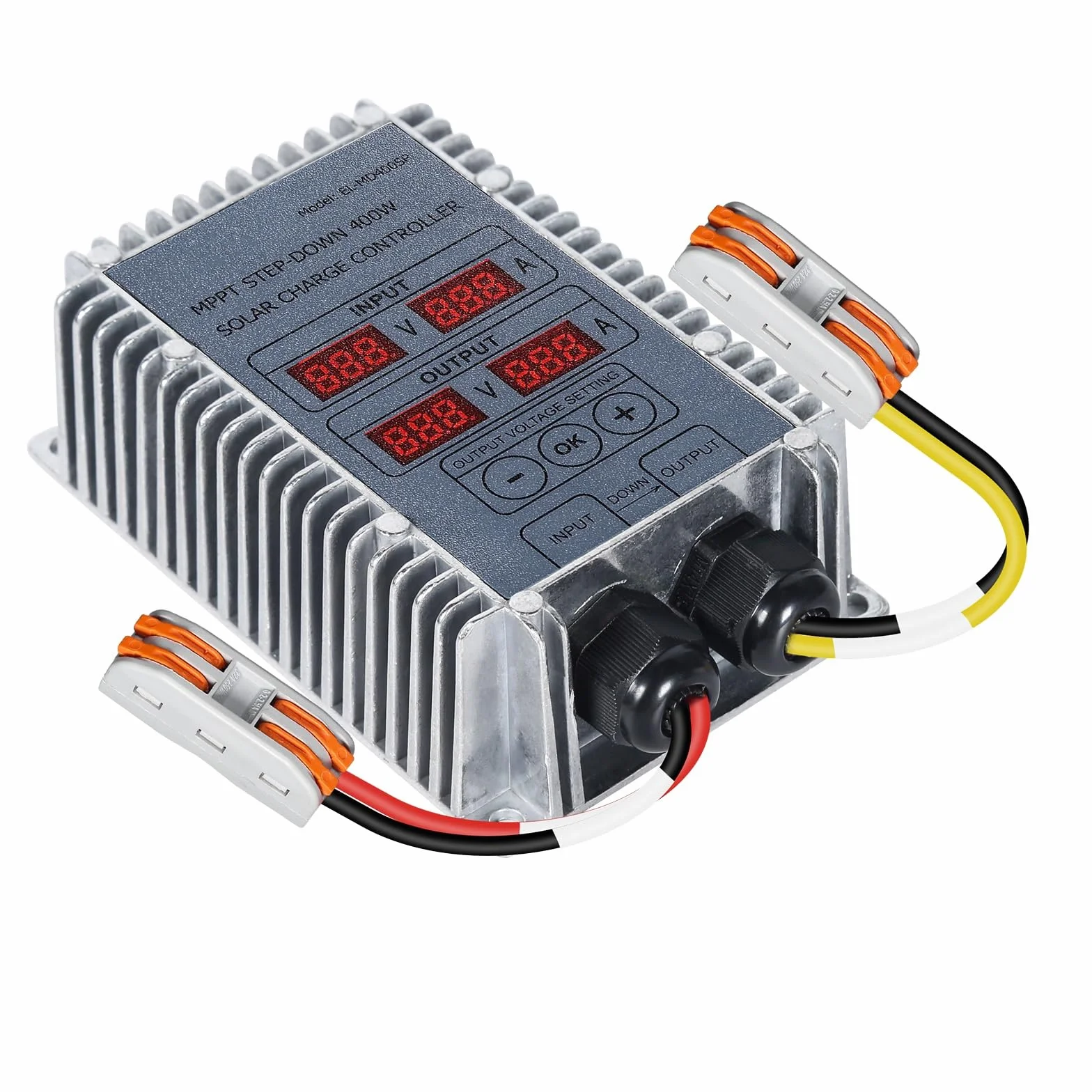 DEWIN Solarny Regulator Ładowania Boost MPPT 24 V - 85 V, Regulowany Napięcie, Step Up Solar Panel Słoneczny 400 W