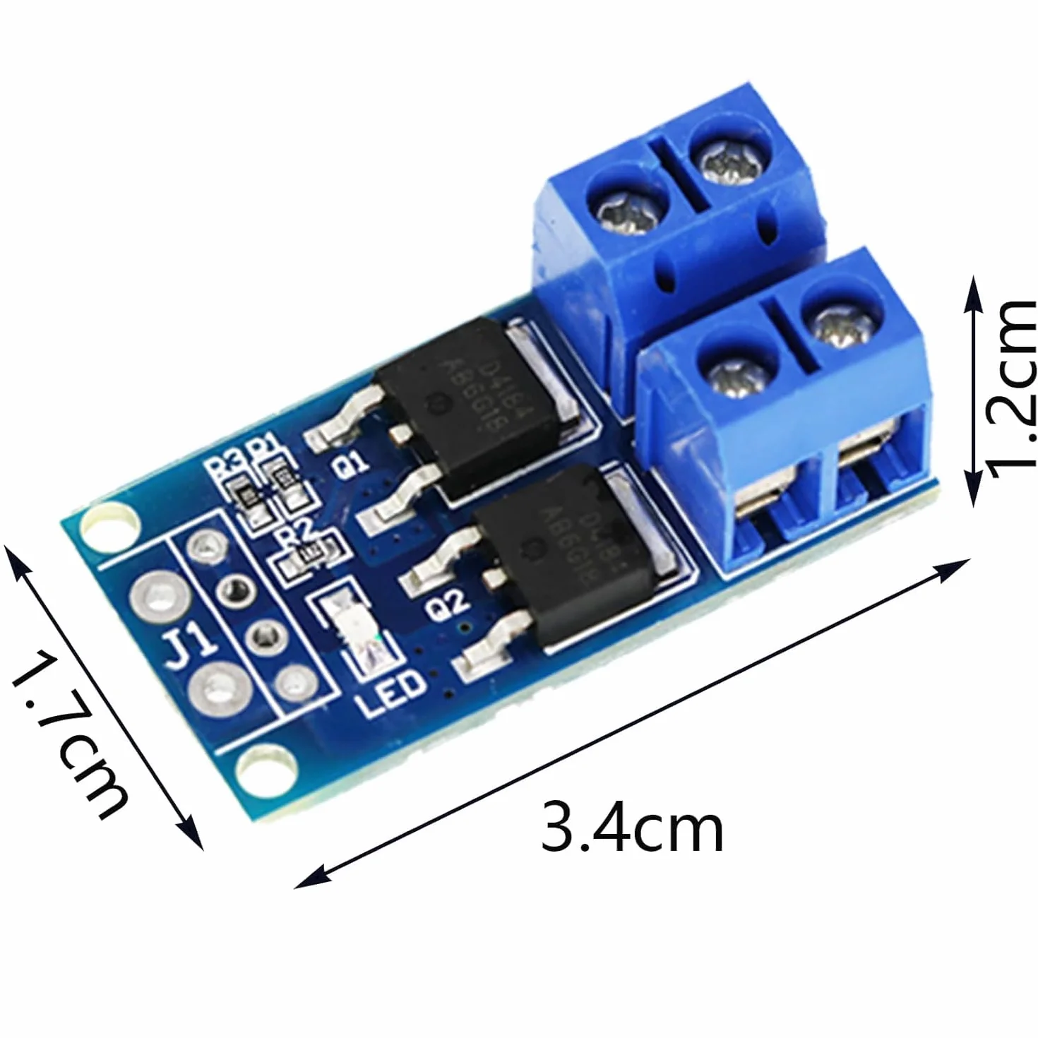 Moduł sterownika przełączającego PWM DC 5V-36V 400W podwójny Mosfet FET