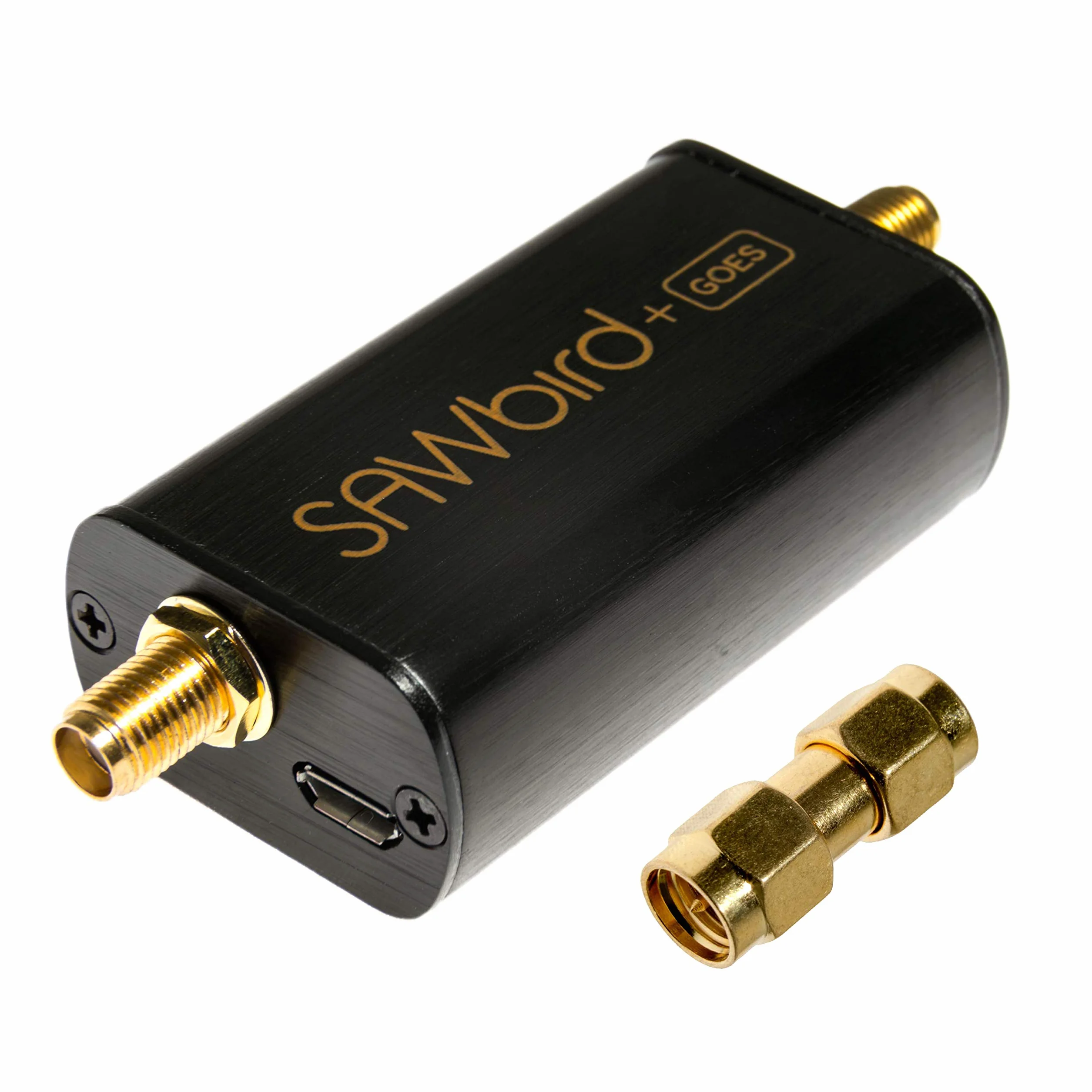SAWbird+ GOES - Moduł kaskadowy SAW o bardzo niskim poziomie szumów LNA do zastosowań NOAA (GOES/LRIT/HRIT/HRPT). 1688 MHz częstotliwości centralnej