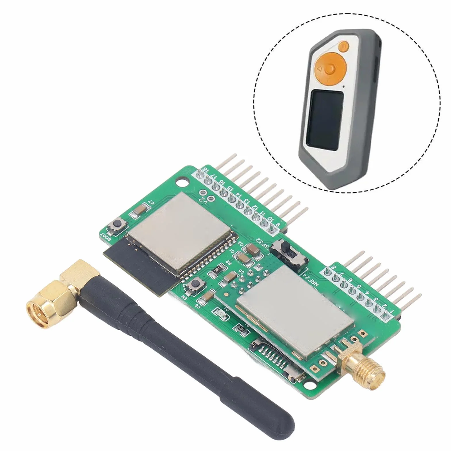 Płytka Rozwojowa Multiboard WiFi NRF24+ESP32 Moduł Modyfikacji Flipper Zero do Zadań Bezprzewodowych