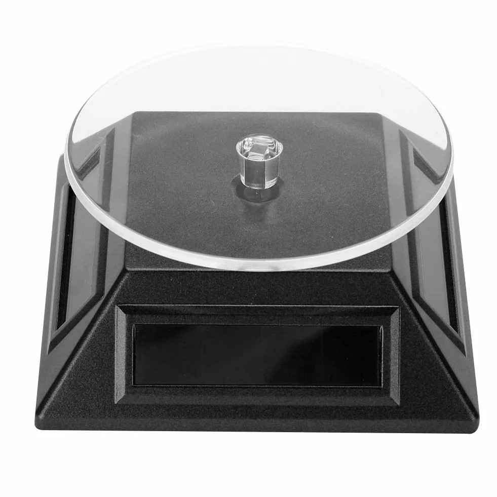 Stojak Obrotowy 360° Solarny Organizer Gramofon Fotograficzny Czarny