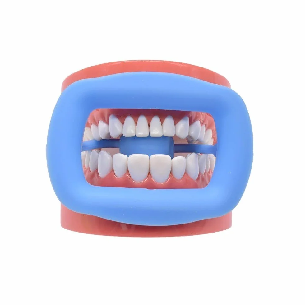 Retraktor dentystyczny silikonowy 2 sztuki intraoralny otwieracz do ust wielokrotnego użytku