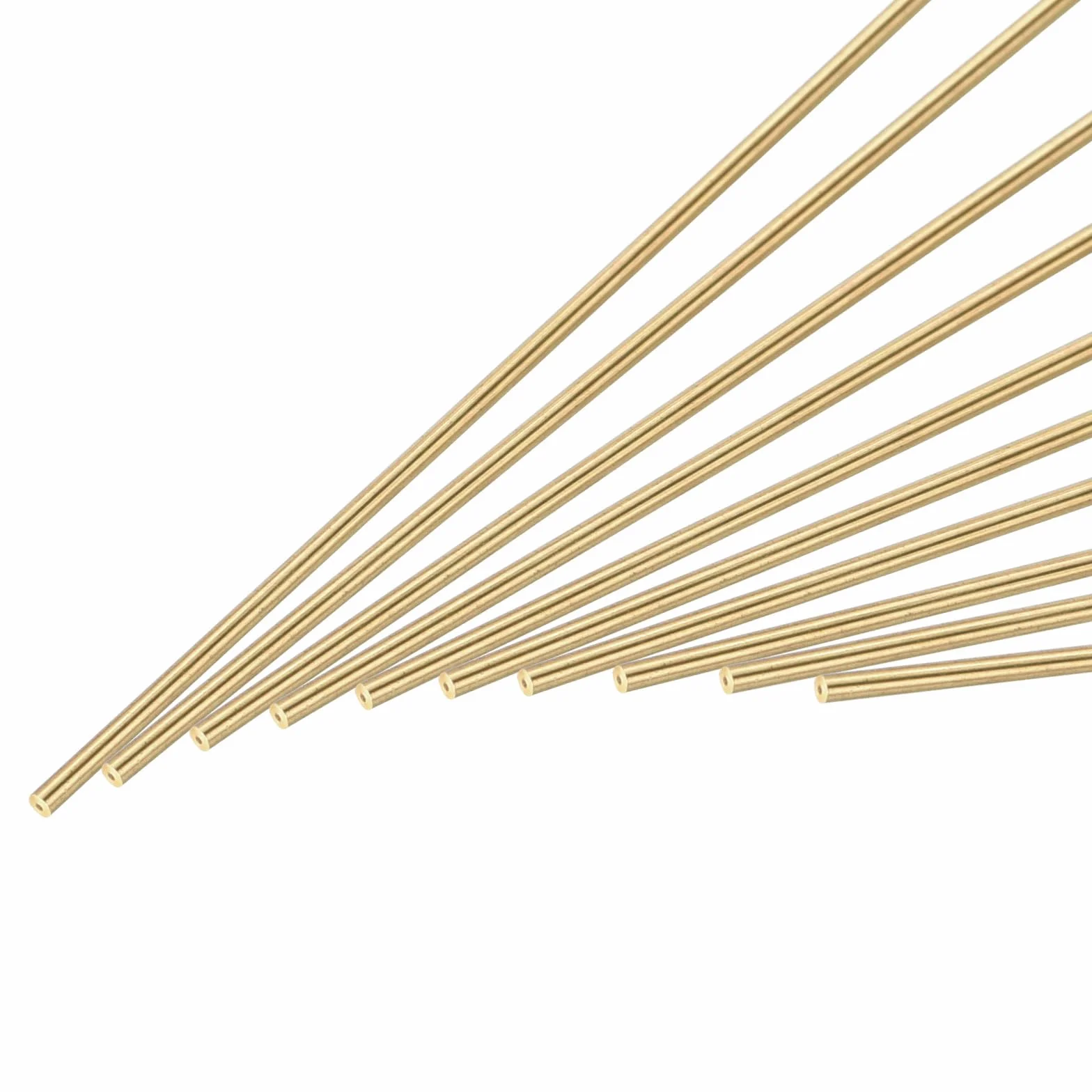 Mosiężny pręt okrągły 1,5 mm x 300 mm, 10 sztuk, do projektów DIY