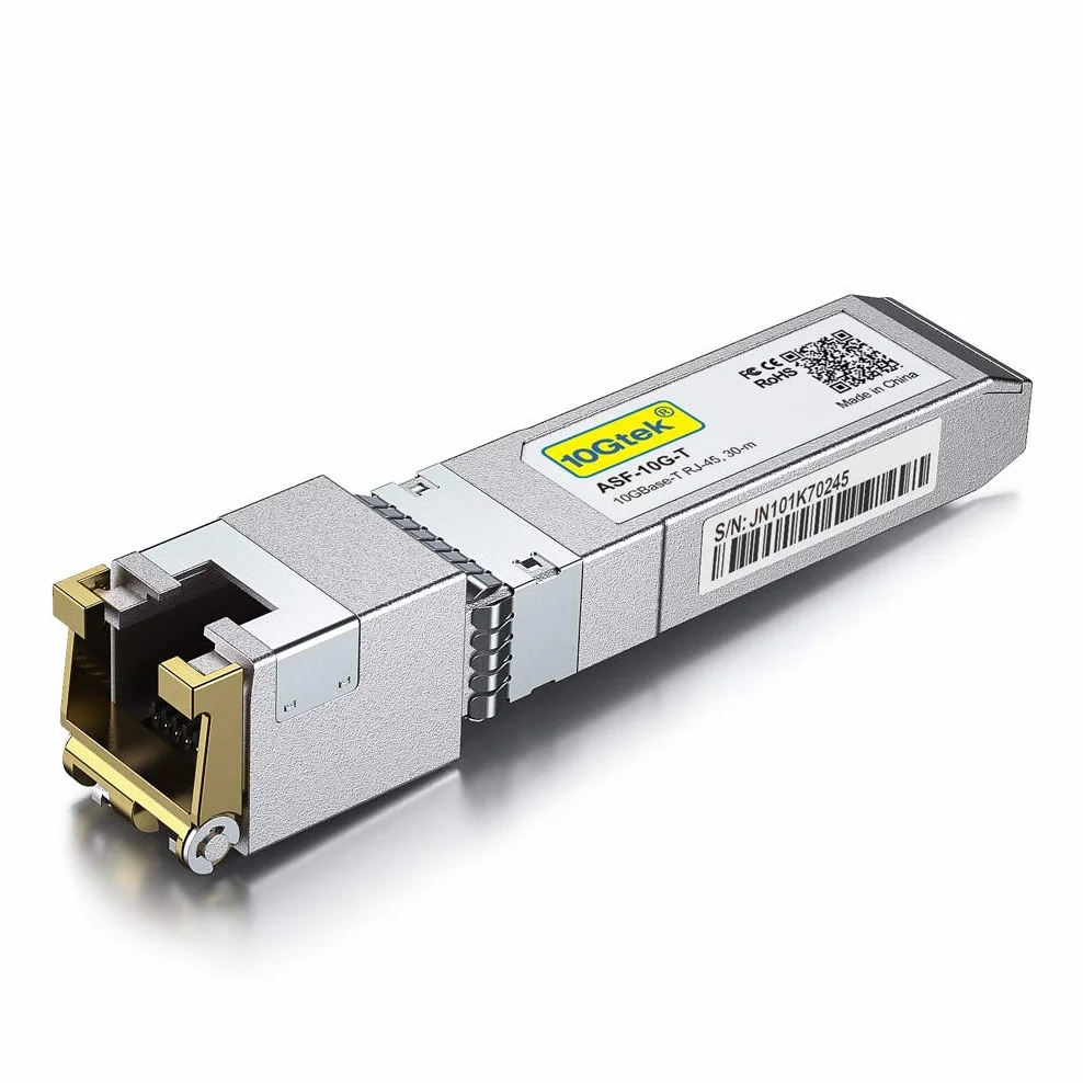 HPP, HP Aruba Compatible 10Gb SFP+ RJ45 Module, Copper 10GBase-T SFP+ Transceiver, up to 30-Meter