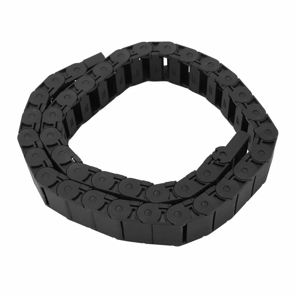 Łańcuch holowniczy z nośnikiem kablowym, nylonowy łańcuch kablowy, mocowanie maszyny do grawerowania drutu 15 mm x 30 mm do elastycznych kabli i małych węży hydraulicznych lub