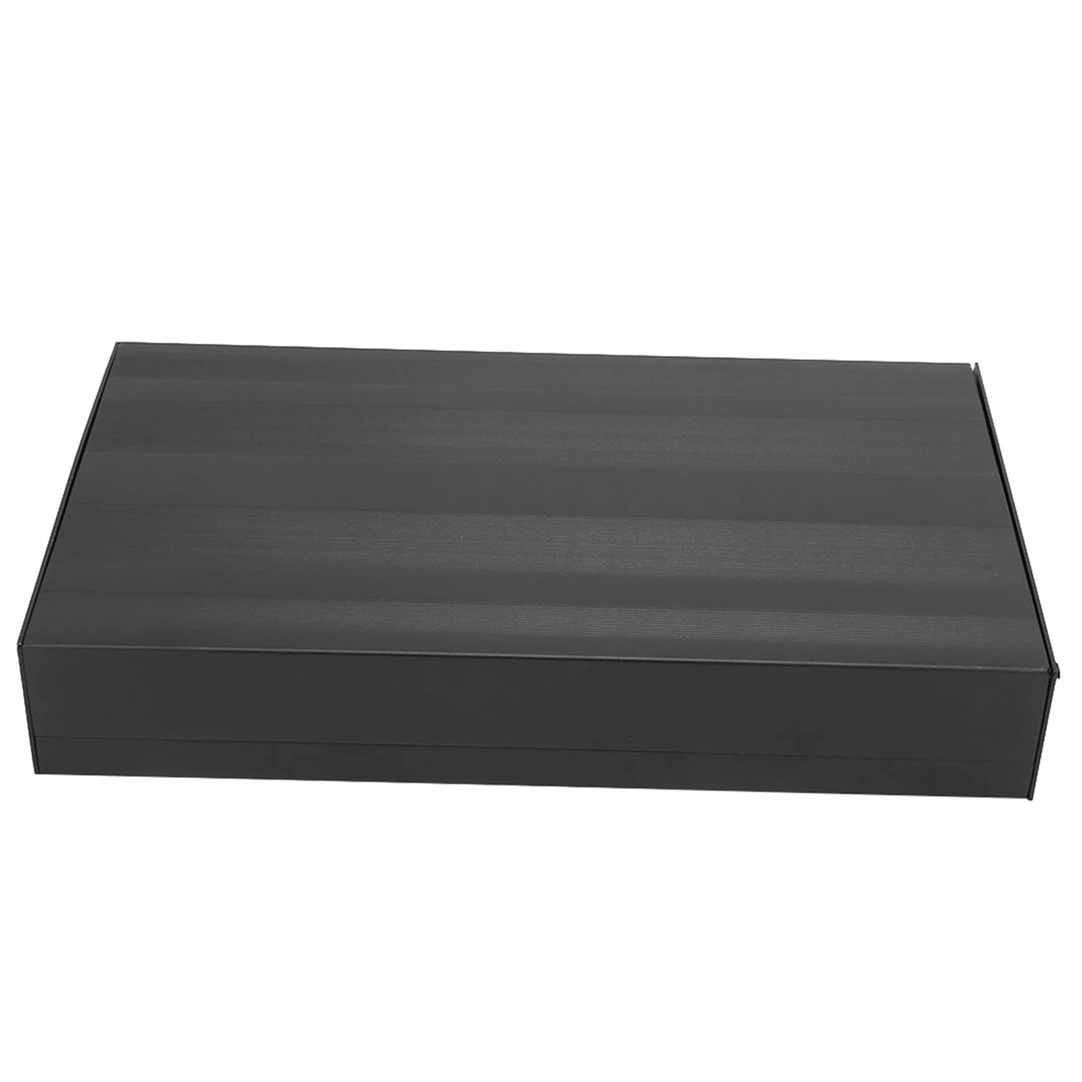 Aluminiowa Obudowa Chłodnicy Płytka Oprzyrządowania 50 X 178 X 300 mm Czarny Matowy z Zestawem Śrub
