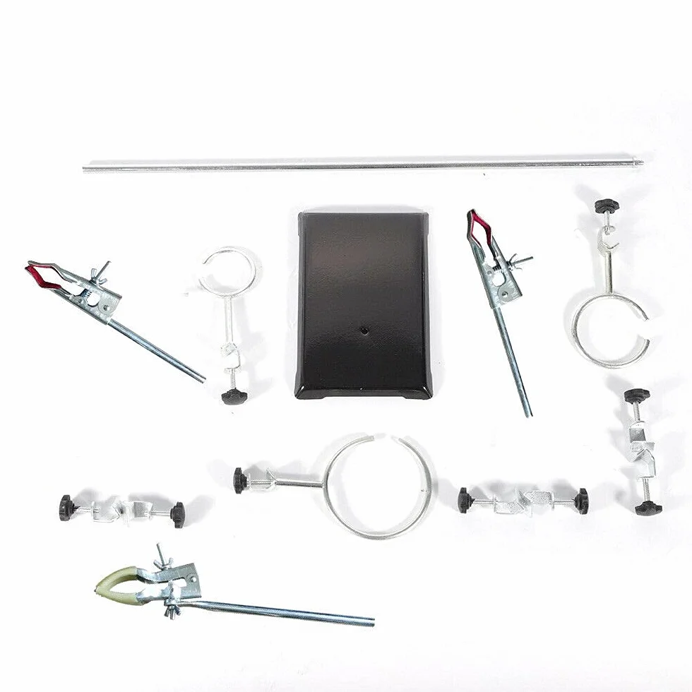 Lab Clamp stojak laboratoryjny stojak na butelki, statyw laboratoryjny, płyta, zacisk, mufa, materiał na statyw, uchwyt chłodnicy, żelazny zestaw 60 cm