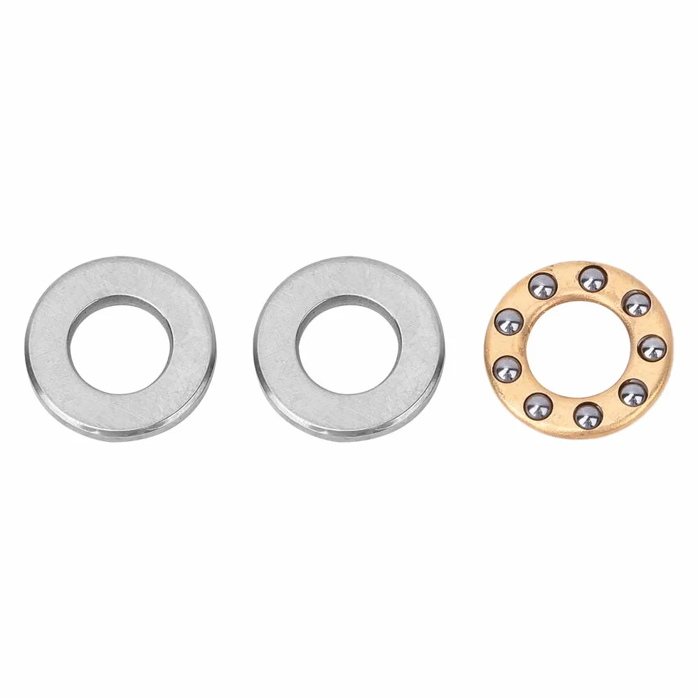 Łożyska Kulkowe Wzdłużne F5-11M 5x11x4,5mm Stalowe Miniaturowe Zestaw 10 Sztuk
