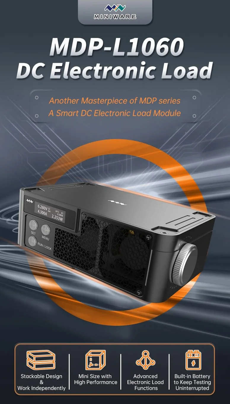 MINIWARE MDP-L1060 programowalne obciążenie elektroniczne 100W