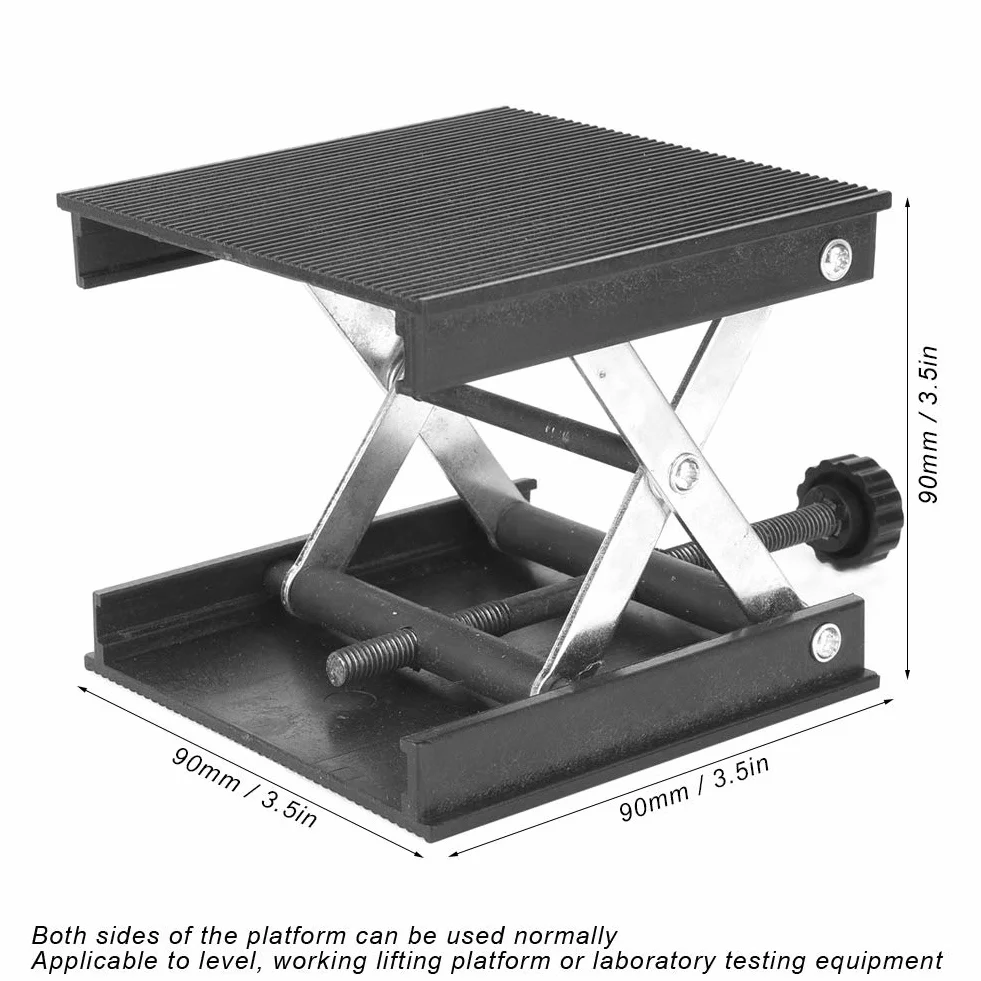 Podnośnik laboratoryjny Podnośnik laboratoryjny Podnośnik laboratoryjny z tlenku aluminium Podnośnik laboratoryjny Podnośnik nożycowy Scientific 90 x 90 mm